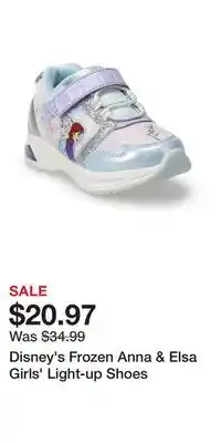 Kohl's Disney's Frozen Anna & Elsa Girls' Light-up Shoes offer