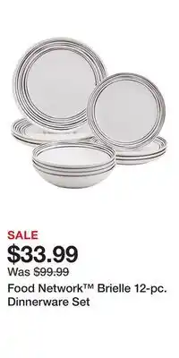 Kohl's Food Network Brielle 12-pc. Dinnerware Set offer