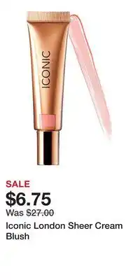 Kohl's Iconic London Sheer Cream Blush offer
