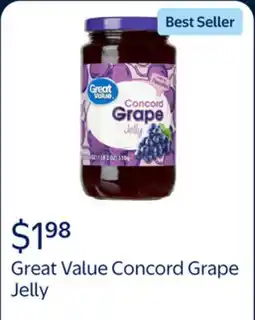 Walmart Great Value Concord Grape Jelly offer