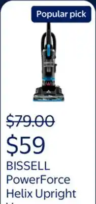 Walmart BISSELL PowerForce Helix Bagless Upright Vacuum 3313 offer
