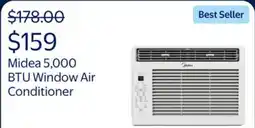 Walmart Midea 5,000 BTU Window Air Conditioner, 150 Sq. Ft., White, New offer