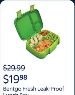 Walmart Bentgo Fresh Leak-Proof Lunch Box, Green offer