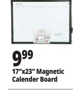 Ocean State Job Lot 17x23 Magnetic Calender Board offer