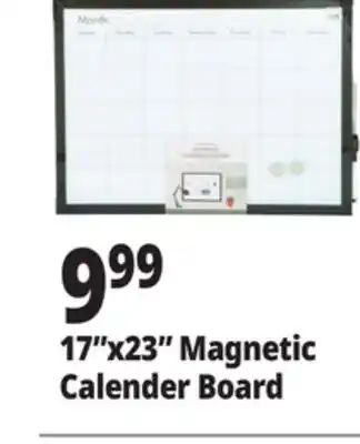 Ocean State Job Lot 17x23 Magnetic Calender Board offer