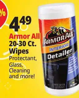 Ocean State Job Lot Armor All 20-30 Ct. Wipes offer