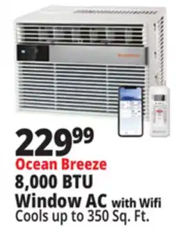 Ocean State Job Lot Ocean Breeze 8,000 BTU Window AC offer