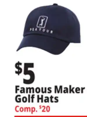 Ocean State Job Lot Famous Maker Golf Hats offer
