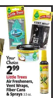 Ocean State Job Lot Little Trees Air Fresheners, Vent Wraps, Fiber Cans & Sprays offer