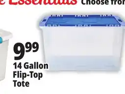 Ocean State Job Lot 14 Gallon Flip-Top Tote offer