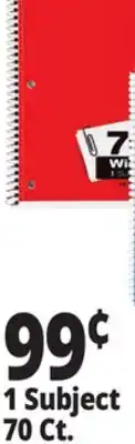 Ocean State Job Lot 1 Subject 70 Ct. Student Notebooks offer