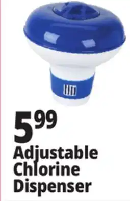 Ocean State Job Lot Deluxe Large Adjustable Floating Chlorine Dispenser offer