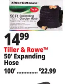 Ocean State Job Lot Tiller & Rowe 3/4 Expanding Garden Hose 50' offer
