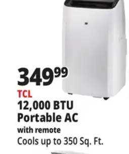 Ocean State Job Lot TCL 12,000 BTU Portable AC offer
