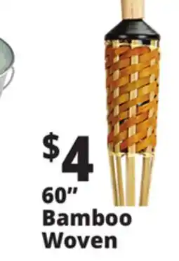 Ocean State Job Lot 60 Bamboo Woven offer