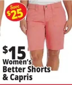 Ocean State Job Lot Women's Better Shorts & Capris offer