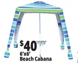 Ocean State Job Lot 6'x6' Beach Cabana offer