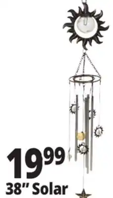 Ocean State Job Lot Solar Wind Chime 38 offer