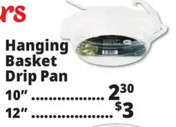 Ocean State Job Lot Hanging Basket Drip Pan offer