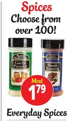 Ocean State Job Lot Spices offer
