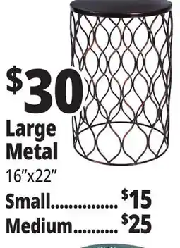 Ocean State Job Lot Patio Side Table offer