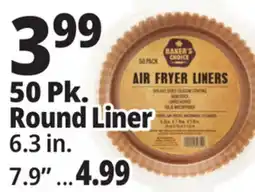 Ocean State Job Lot Round Air Fryer Liners 50 Count offer