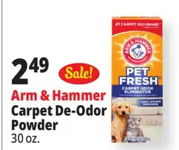 Ocean State Job Lot Arm & Hammer Pet Fresh Carpet Odor Eliminator 30 oz offer