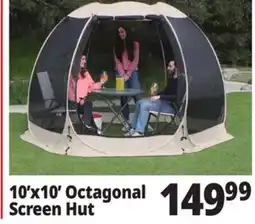Ocean State Job Lot 10'x10' Octagonal Screen Hut offer