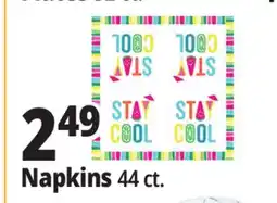 Ocean State Job Lot Napkins offer