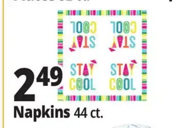 Ocean State Job Lot Napkins offer