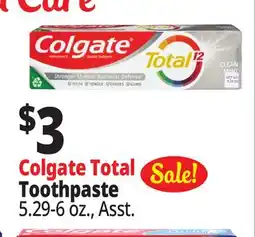 Ocean State Job Lot Toothpaste offer