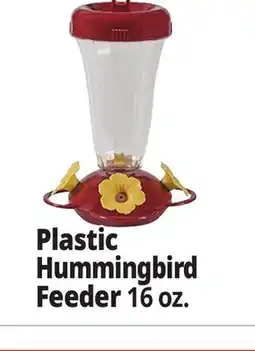 Ocean State Job Lot Plastic Hummingbird Feeder offer