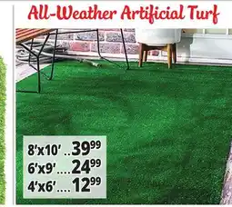 Ocean State Job Lot All-Weather Artificial Turf offer