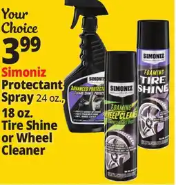 Ocean State Job Lot Protectant Spray 24 oz., 18 oz. Tire Shine or Wheel Cleaner offer