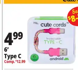 Ocean State Job Lot 6' Type Cute Cords offer