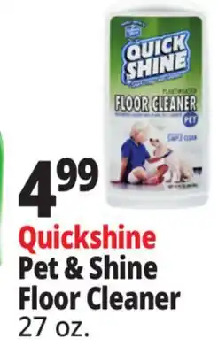 Ocean State Job Lot Pet & Shine Floor Cleaner offer