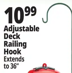 Ocean State Job Lot Adjustable Deck Railing Hook offer