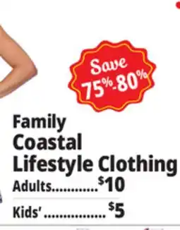 Ocean State Job Lot Family Coastal Lifestyle Clothing offer