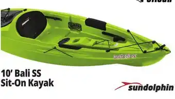 Ocean State Job Lot 10' Bali SS Sit-On Kayak offer