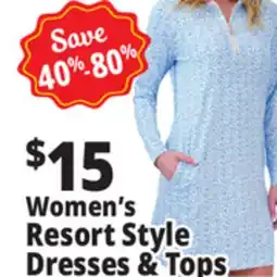 Ocean State Job Lot Women's Resort Style Dresses & Tops offer