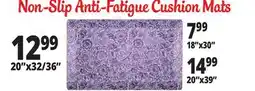 Ocean State Job Lot Non-Slip Anti-Fatigue Cushion Mats offer