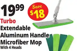 Ocean State Job Lot Extendable Aluminum Handle Microfiber Mop offer