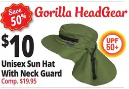 Ocean State Job Lot Unisex Sun Hat With Neck Guard offer