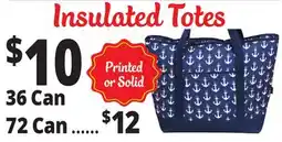 Ocean State Job Lot Insulated Totes offer