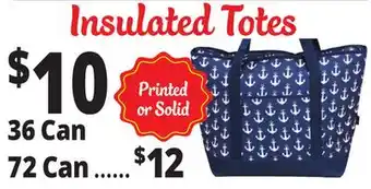 Ocean State Job Lot Insulated Totes offer