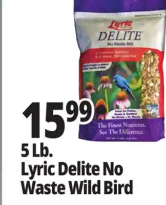 Ocean State Job Lot 5 Lb. Lyric Delite No Waste Wild Bird offer