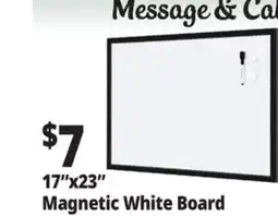Ocean State Job Lot 17x23 Magnetic White Board offer