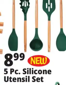 Ocean State Job Lot 5 Pc. Silicone Utensil Set offer