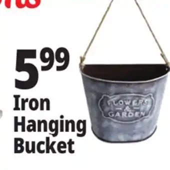 Ocean State Job Lot Iron Hanging Bucket offer