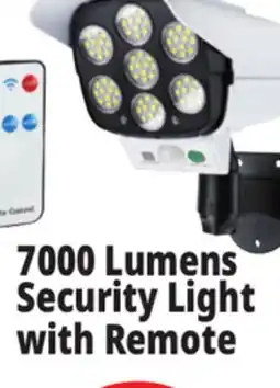 Ocean State Job Lot 7000 Lumens Security Light with Remote offer
